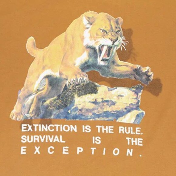 Genuine Authentic Garments Extinction Tee NWT Small - Picture 2 of 4